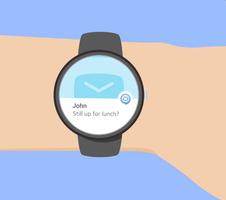 TALKEY - SMS on Android Wear capture d'écran 1