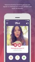 Flert - App de relacionamento โปสเตอร์