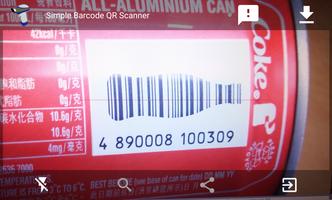 Barcode QR DataMatrix Scanner Affiche