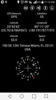 Simple GPS Coordinate Display โปสเตอร์