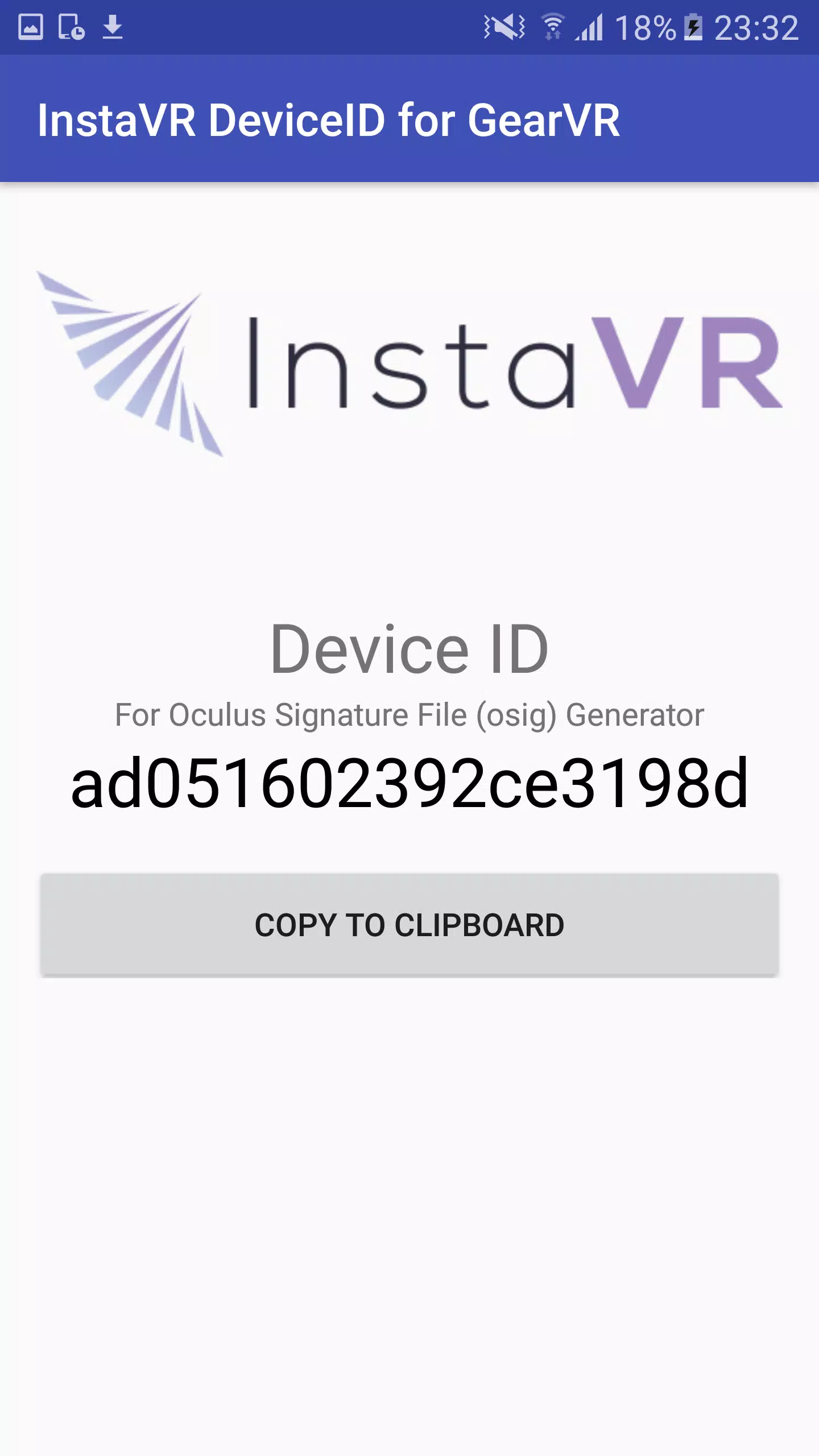 InstaVR DeviceID for GearVR APK for Android Download