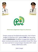 Performance Agreement Report by Electronic (PARE) ảnh chụp màn hình 2