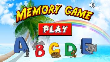 Poster ABC Memory Game for Kids