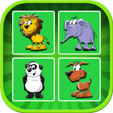 Animal Memory Games For Kids icône