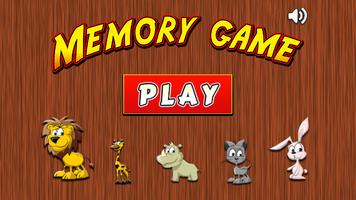 Animal Memory Games For Kids Affiche