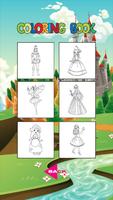 Kids Coloring Book -Princess captura de pantalla 2