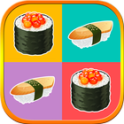 Sushi Memory Games For Kids icône