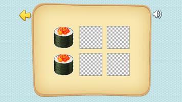 Sushi Memory Games For Kids capture d'écran 2