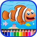 Sea Animal Coloring Book-APK