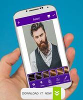 برنامه‌نما Man Face Editor Mustache & Beard عکس از صفحه