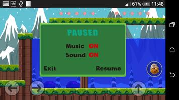 Masha jump and the bear run game captura de pantalla 1