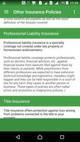 Tiny Encyclopedia - Insurance تصوير الشاشة 1