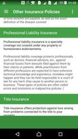 Tiny Encyclopedia - Insurance স্ক্রিনশট 1