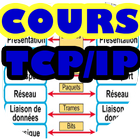 cours  tcp/ip modéle osi ไอคอน