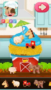 Cupcakes cooking and baking games for kids screenshot 11