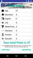 US Visa Point System poster