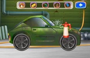 Wasstraat auto kinderen spel screenshot 2