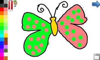 Libro para colorear: Mariposa captura de pantalla 1