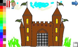 Livre colorier maison château! capture d'écran 2