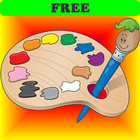 Livro para colorir para crianças e bebês ícone