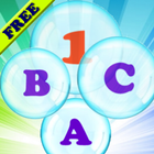 Learn Alphabet with Bubbles - fun game learn ABC icône