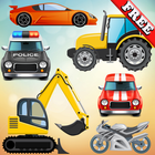 Vehicles and cars for toddlers icon