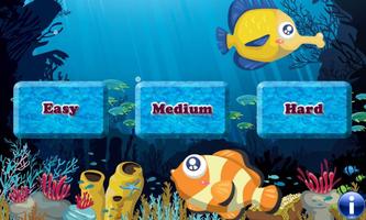 鱼类为孩子们的记忆游戏！ 海报