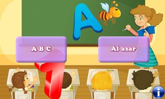 Spanisch Alphabet Puzzle spiel Plakat