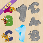 Puzzle alfabet dla dzieci ikona