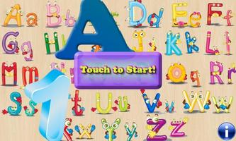 Puzzle alfabet dla dzieci plakat