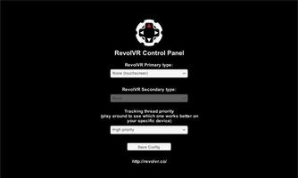 RevolVR Control Panel penulis hantaran