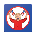 Hillarymoji ícone