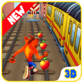 Subway Crash Bandicoot running Clash
