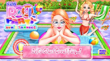 Fun Pool Party - Sun & Tanning Affiche