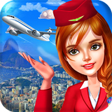 Stewardess and Flight Attendants icône