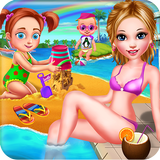 Summer Beach Super Fun Holiday icône