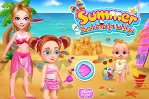 Summer Beach Super Fun Holiday Plakat