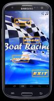 turbo course de bateaux Affiche