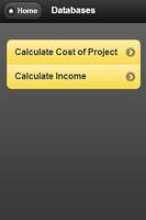 Project cost+Salary calculator poster