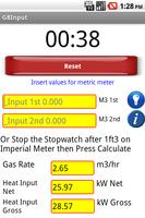 GB Gas Rate Calculator (free) imagem de tela 3