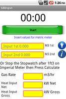 GB Gas Rate Calculator (free) Cartaz