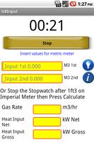 GB Gas Rate Calculator (free) imagem de tela 1
