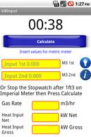 GB Gas Rate Calculator (free) imagem de tela 2