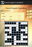 French English CrossWord poster