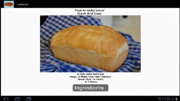 Homemade Bread Recipe Affiche