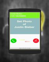 Justin Bieber Fake Call poster