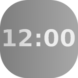 Custom Clock Widget Zeichen