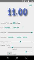 Custom Clock Widget تصوير الشاشة 1