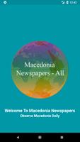 Macedonia Newspapers Affiche