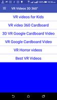 VR Videos 3D 360° Videos App Affiche
